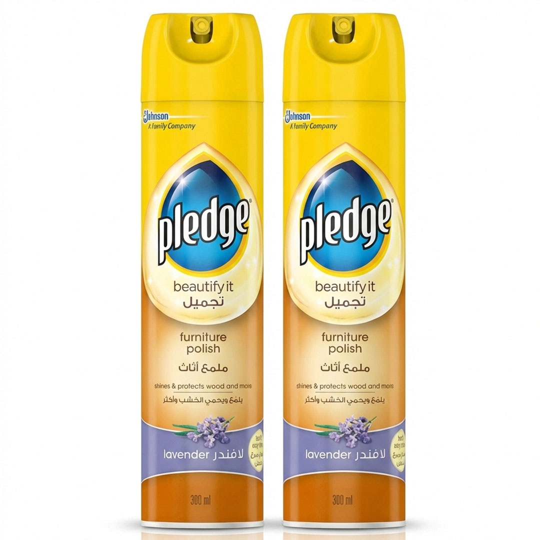 بليدج بخاخ ملمع الأثاث بيوتيفاي إت - برائحة اللافندر - 300 مل - 2 قطعة