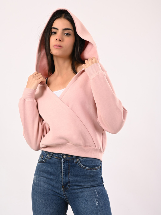 سويت شيرت قصير بهودي - روز