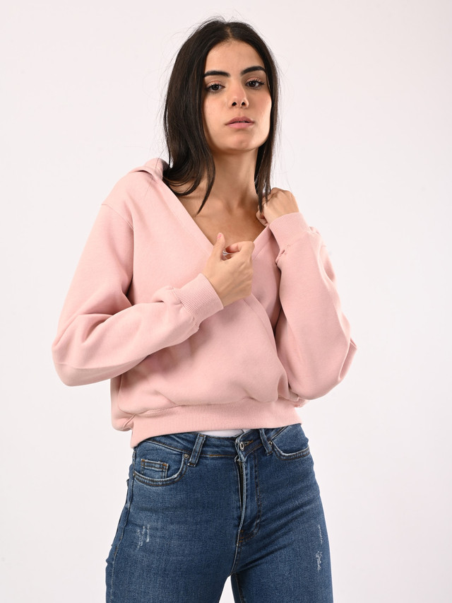 سويت شيرت قصير بهودي - روز