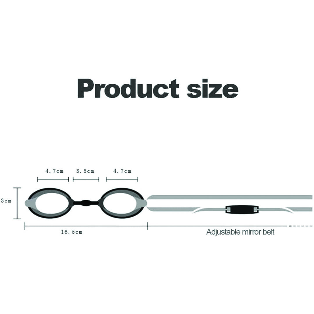 نظارات سباحة للأطفال - أزرق