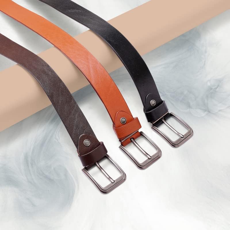 B6 حزام كاجوال جلد طبيعي