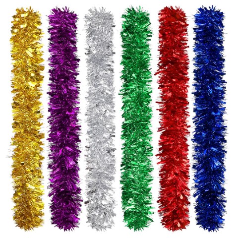 زينة ألوان لشجرة الكريسماس - 13 سم - ذهبي