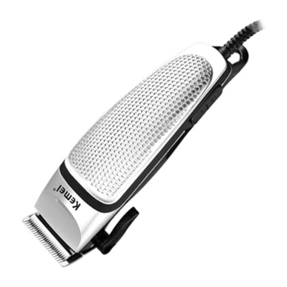 km-4639 ماكينة حلاقة الشعر كهربائية - أسود/فضي