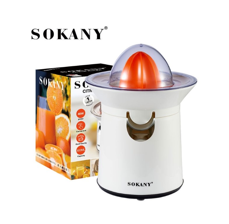 SK-726 عصارة برتقال كهربائية - أبيض