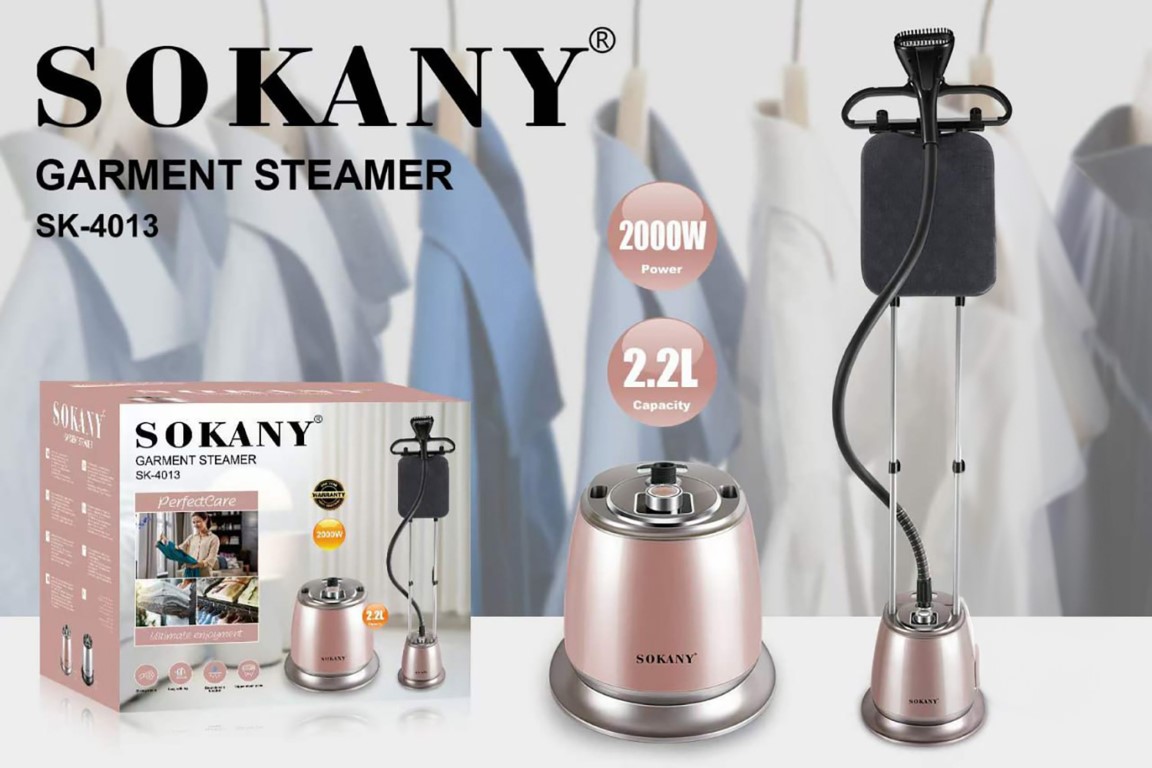 sk-4013 مكواه كهربائية بخار - 2000 وات - بينك