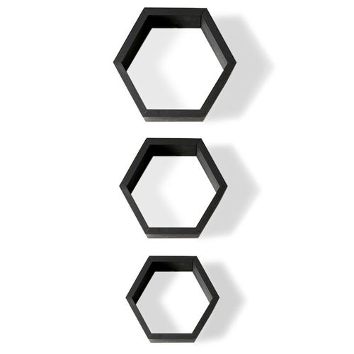 رف حائط ديكور مودرن - 3 قطع