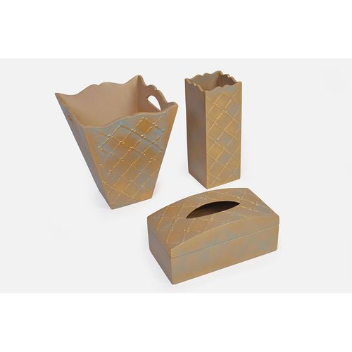 طقم مكتب خشب - 3 قطع