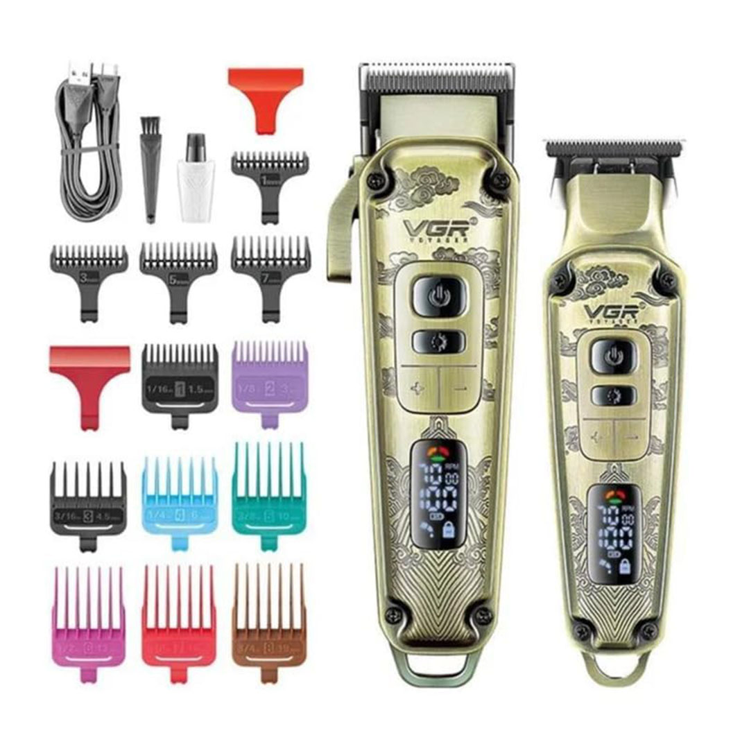 مجموعة ماكينة قص الشعر والدقن - VGR V-643