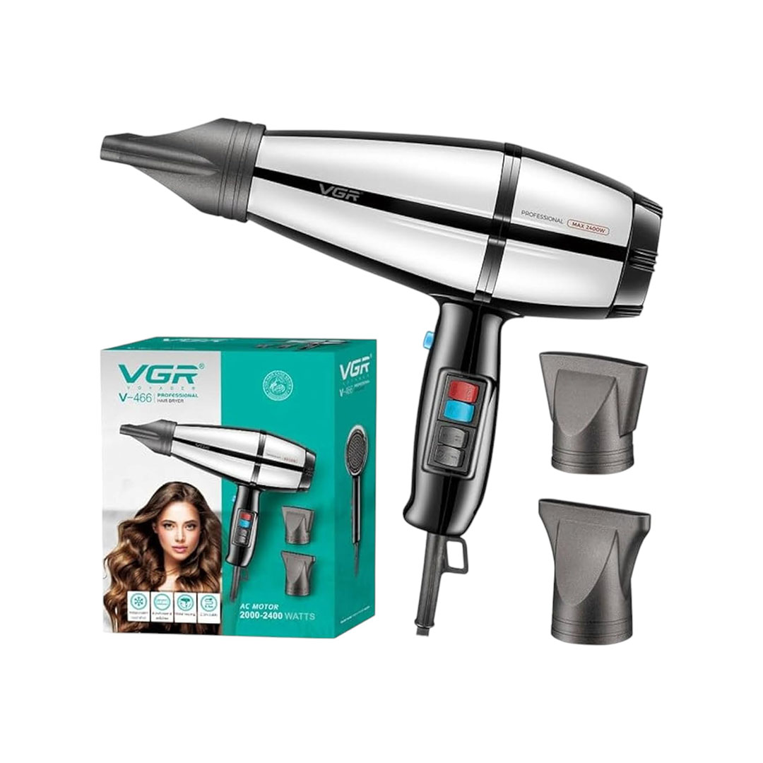 مجفف VGR الكهربائي للشعر - 2400 وات - V-466