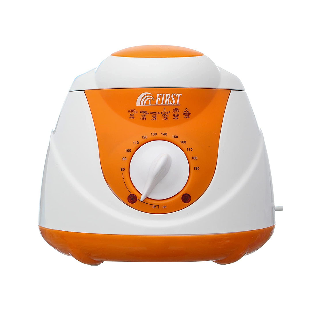 WDKL-808C قلاية زيت - 1 لتر - برتقالي/أبيض