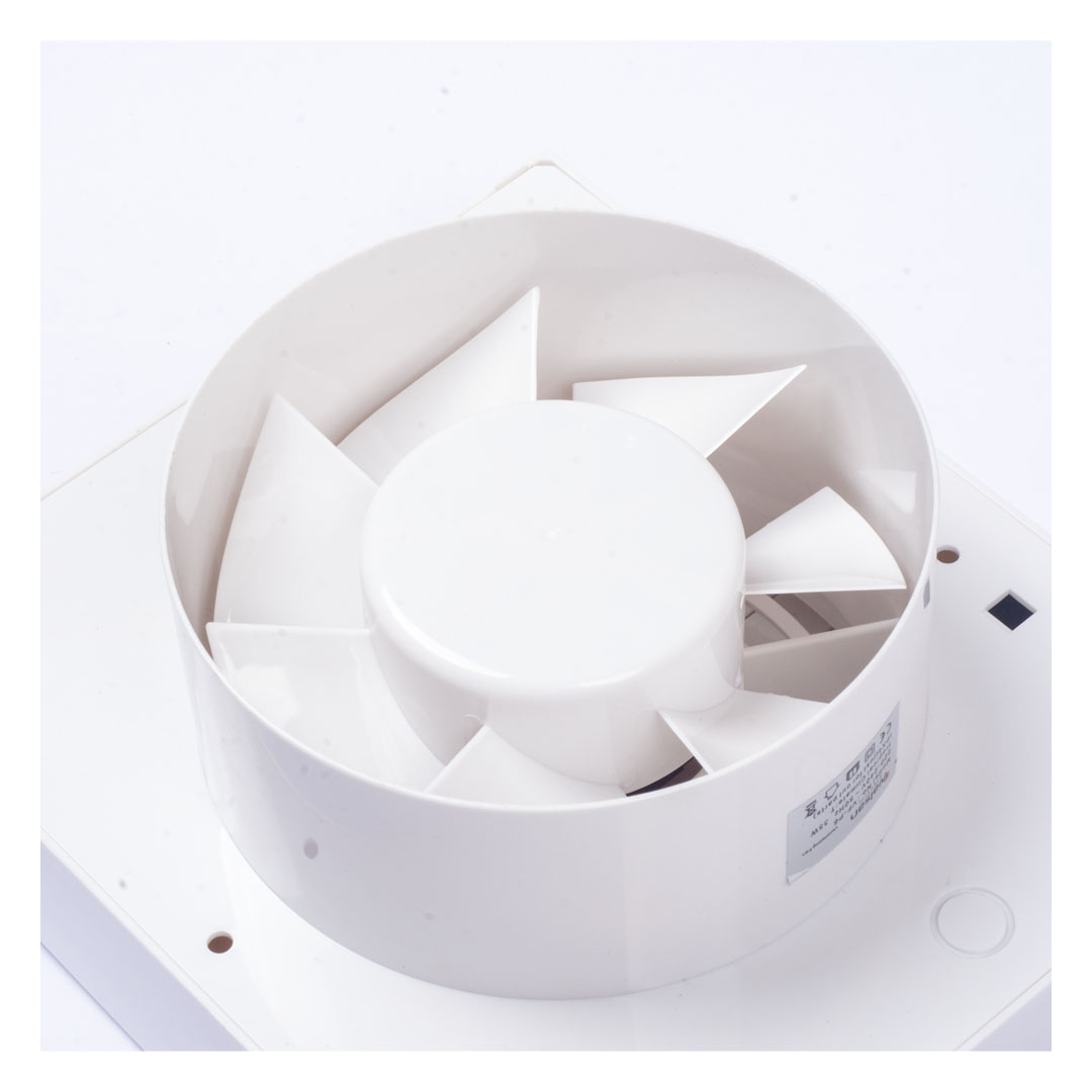 شفاط هواء ولسان وش ديكورى - 6 بوصة - أبيض