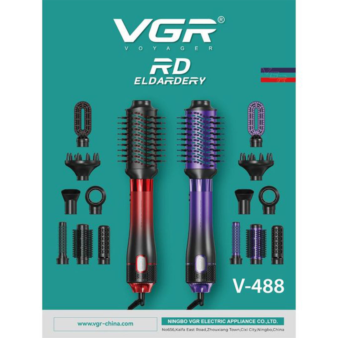 فرشاة VGR لتصفيف الشعر بأحترافية - V-488