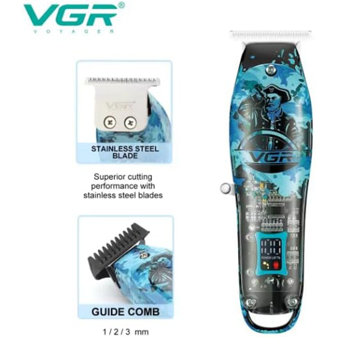 مجموعة تشذيب وحلاقة الشعر الاحترافية لاسلكية - V-645