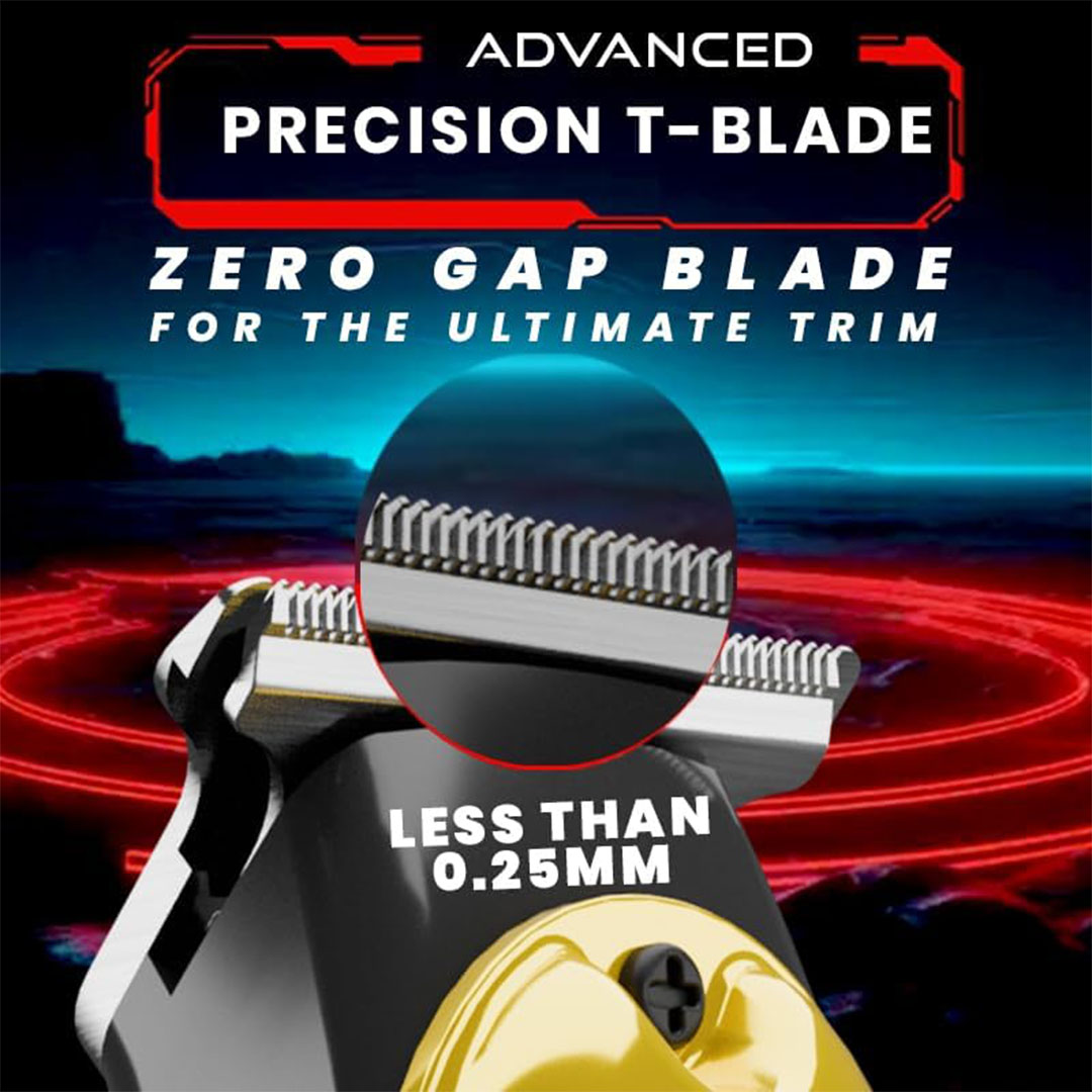 ماكينة حلاقة الشعر VGR القابله للشحن - ذهبي - V-981