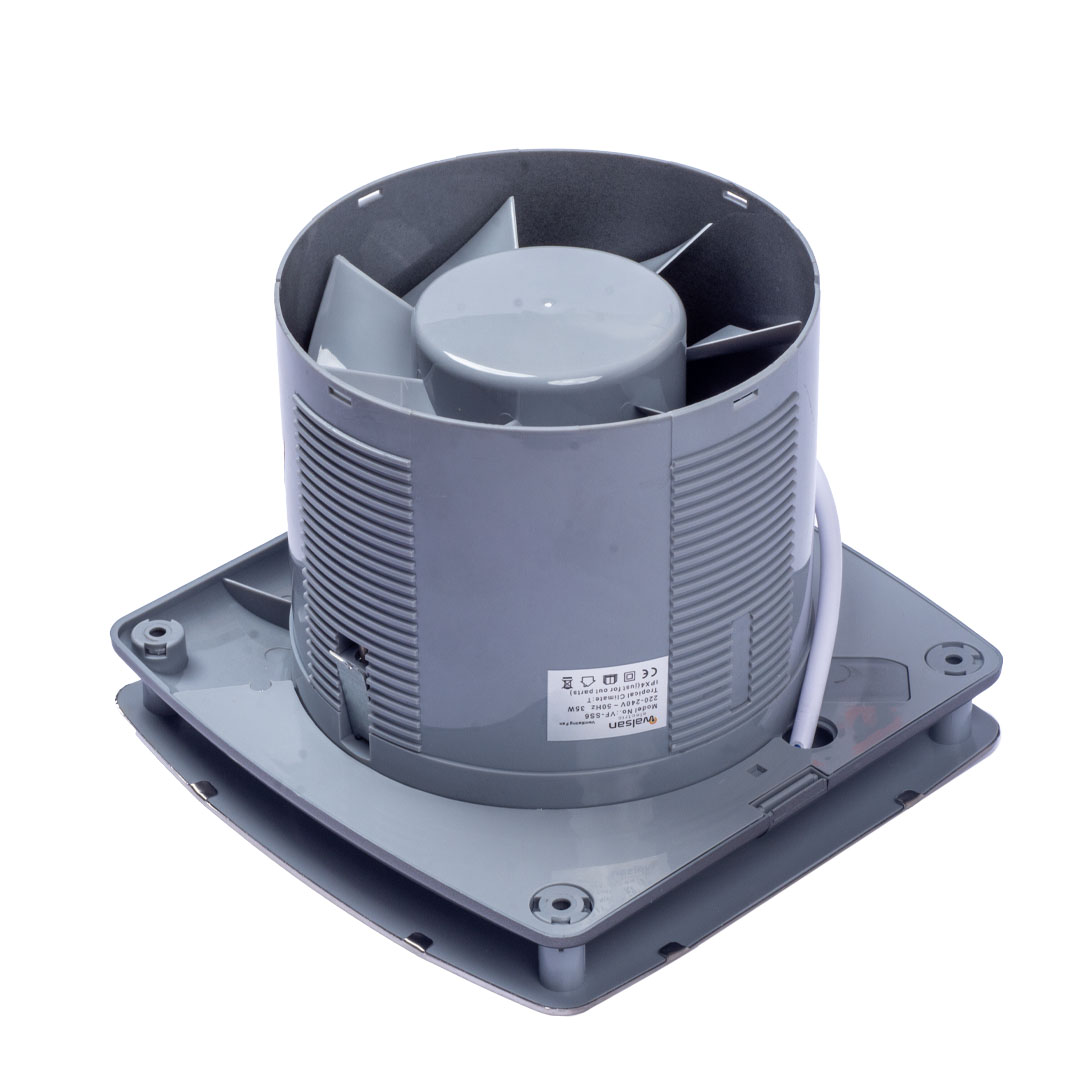 شفاط هواء ولسان - 4 بوصة - فضي