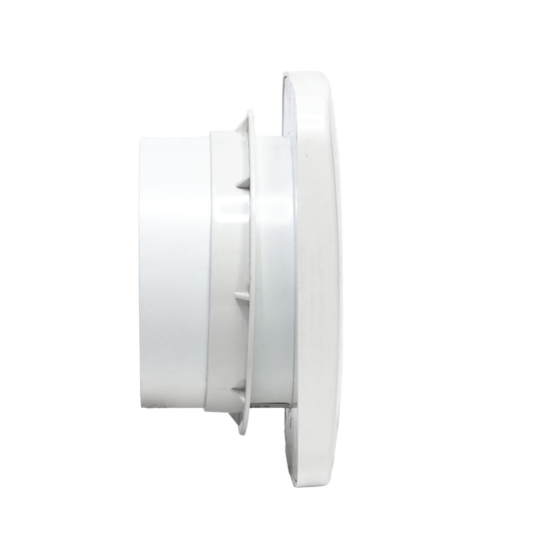 شفاط هواء ولسان - 6 بوصة - أبيض