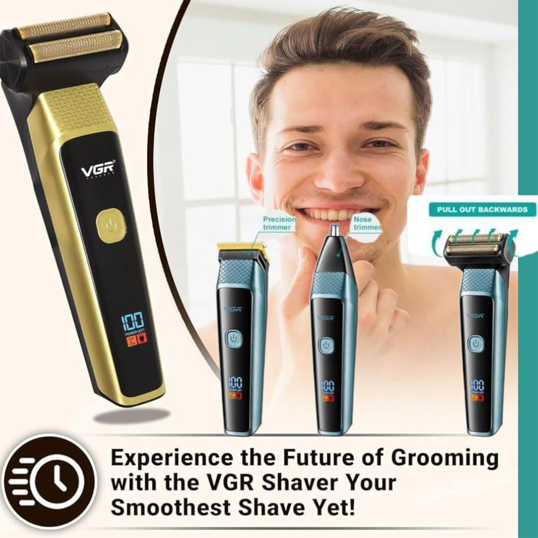 مجموعة العناية الاحترافية 3 في 1 للرجال - VGR-366