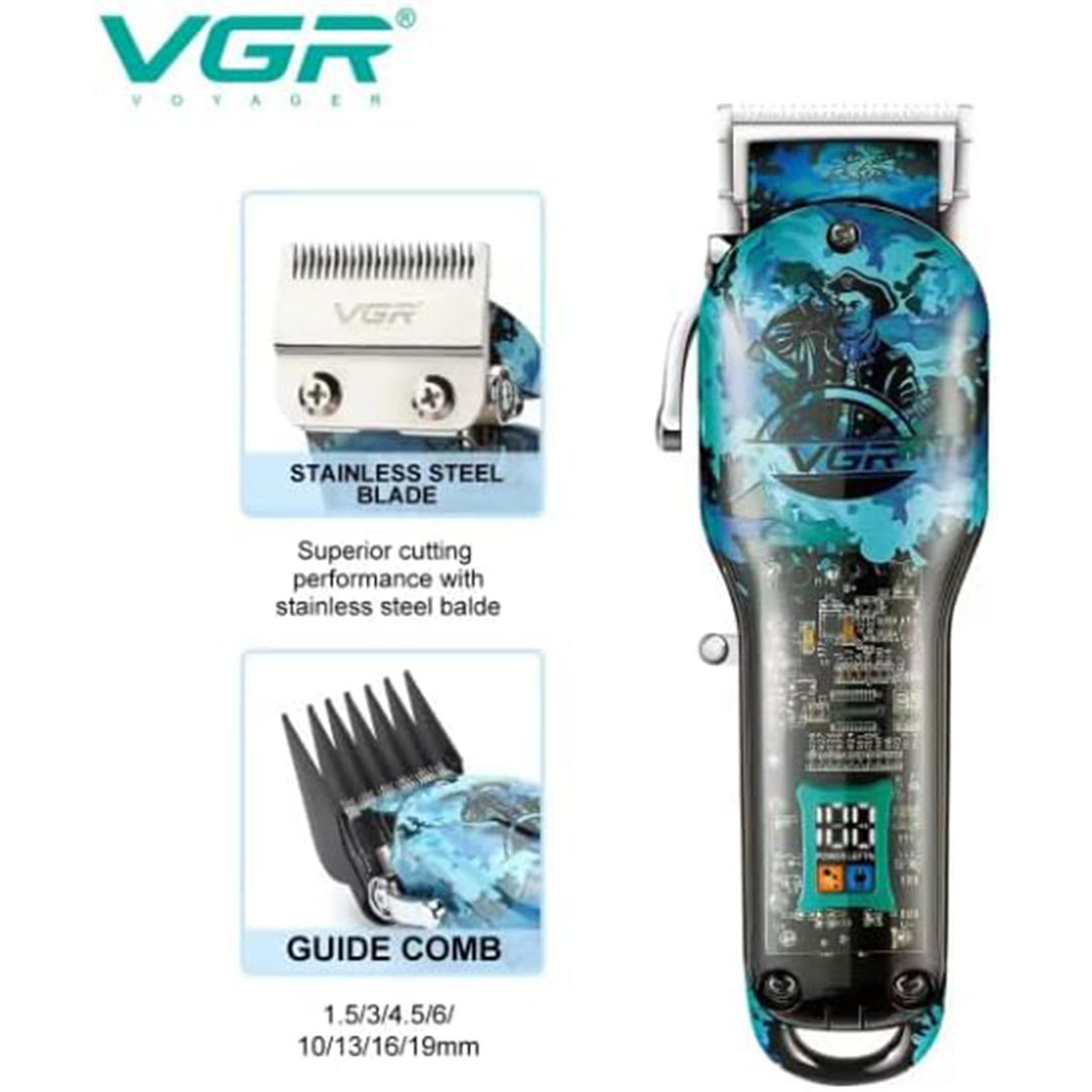 مجموعة تشذيب وحلاقة الشعر الاحترافية لاسلكية - V-645
