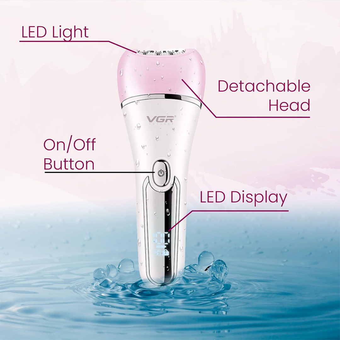 مجموعة إزالة الشعر VGR للنساء - بينك - V-733