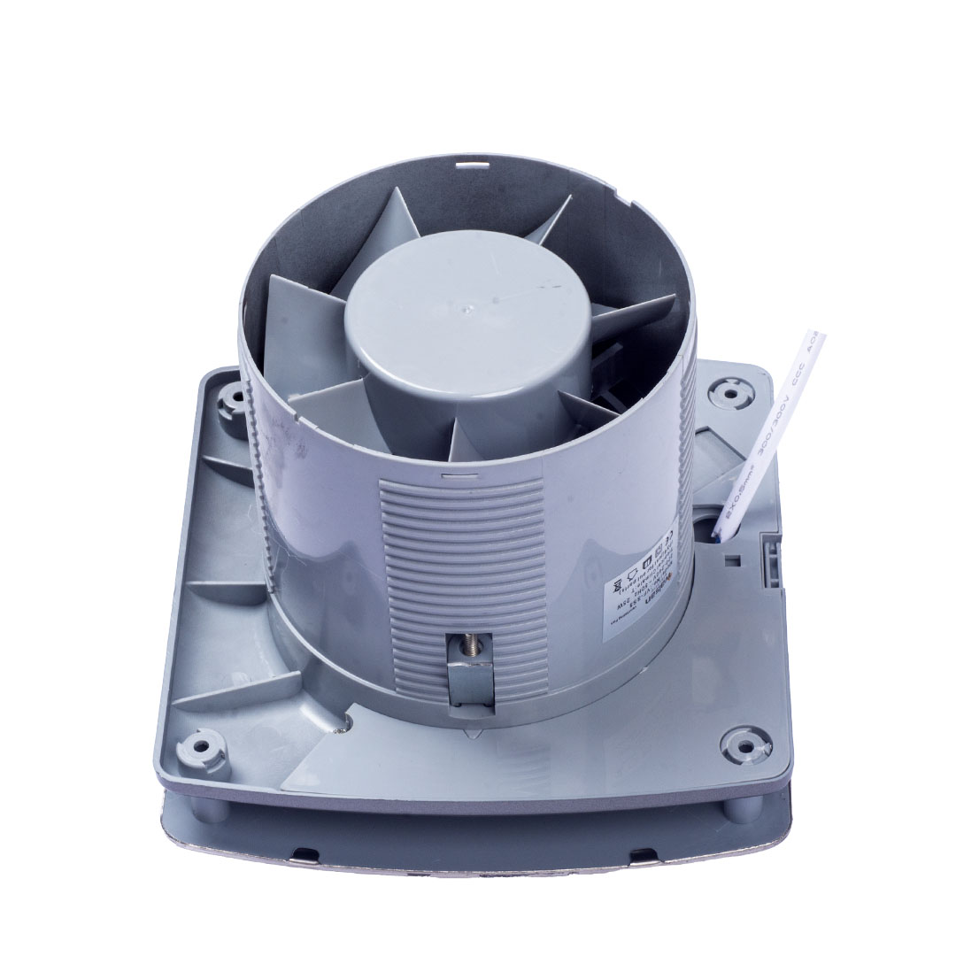 شفاط هواء ولسان - 4 بوصة - فضي