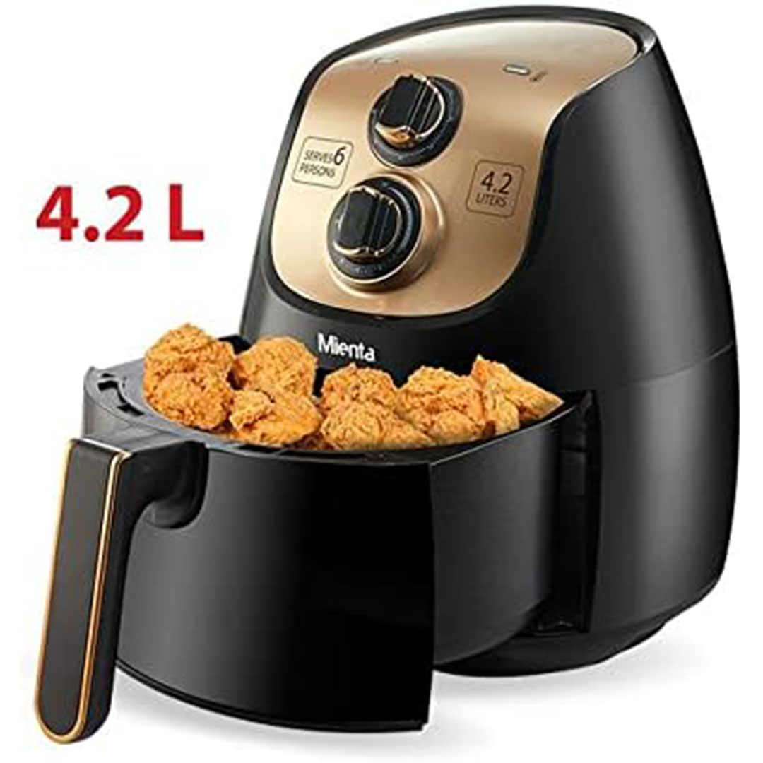 AF47434A - 1500 مقلاة هوائية من مينتا - 4.2 لتر - أسود