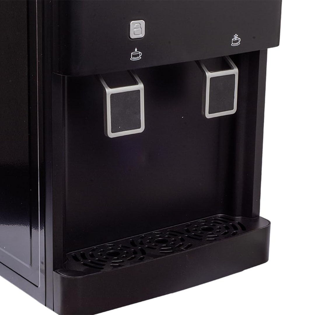 مبرد مياه مع قفل امان للاطفال 2 حنفية - أسود