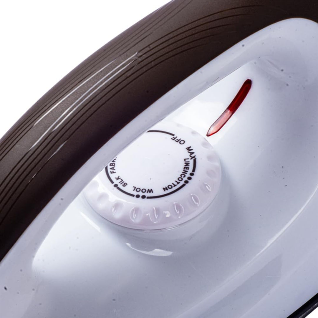 مكواة جافه من سمايل - 1000 وات - أبيض