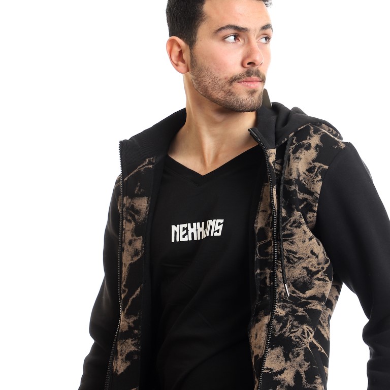 107 - جاكيت مبطن و تيشرت 2 في 1