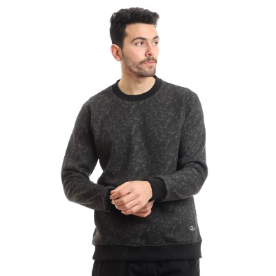 110 - سويت شيرت مبطن برقبة مستديرة