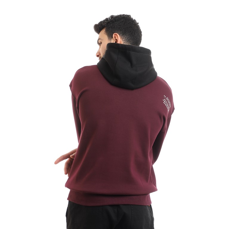 129 - هودي مبطن بجيوب كبيرة امامية