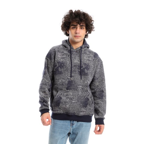 سويت شيرت مزود بكابيشون