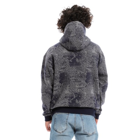 سويت شيرت مزود بكابيشون