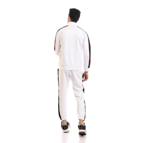 طقم تمرين رجالي كم طويل شتوي