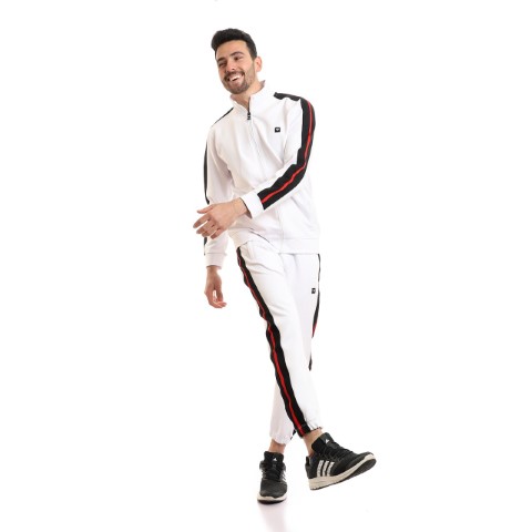 طقم تمرين رجالي كم طويل شتوي