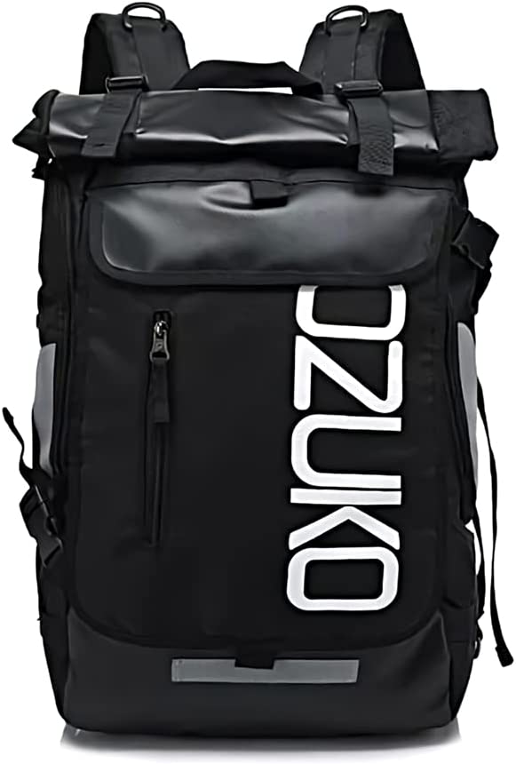 Ozuko Model 8020 Water-Resistant Backpack 20-35L Black