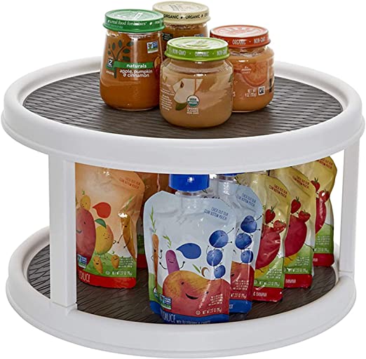 منظم خزانة مطبخ دوار - 30سم