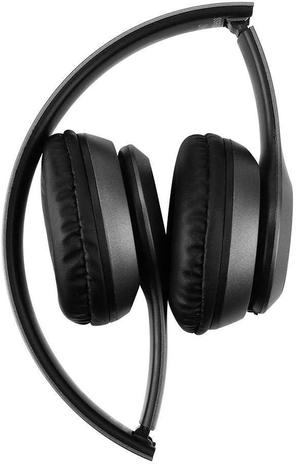 P47 سماعة رأس بلوتوث لاسلكية قابلة للطي - أسود