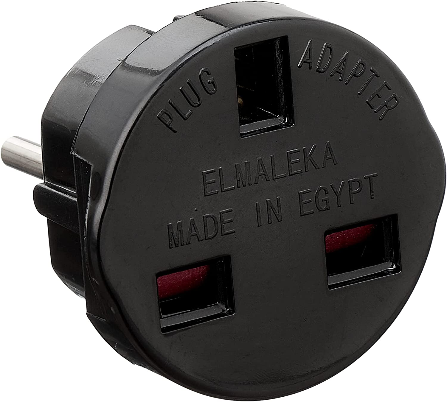 مشترك كهرباء ثلاثي مخرج - اسود