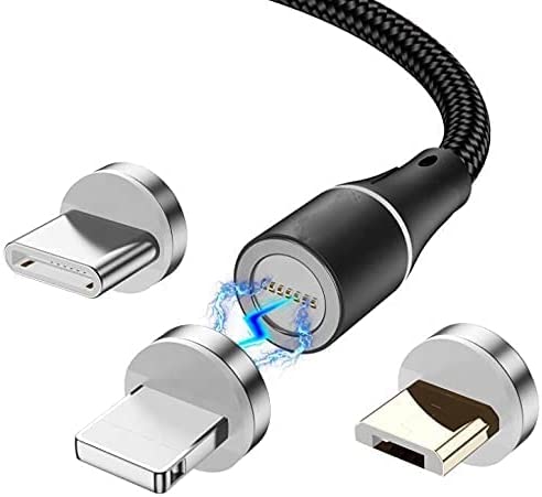 كابل شحن سريع وبيانات USB مغناطيسي 3 في 1 - 3 امبير