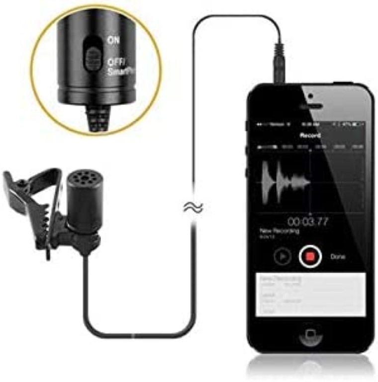 BY-M1 ميكروفون لافاليير يُدار لكافة الاتجاهات