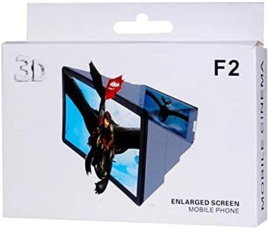 مكبر شاشة 3D للموبايل بمضخم للصوت F2