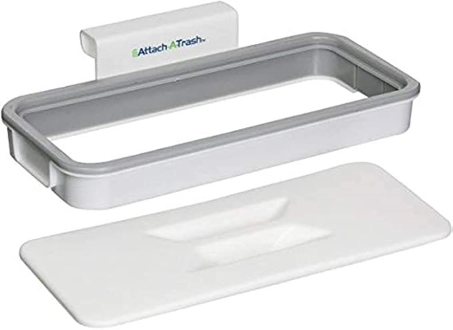 حامل لتعليق اكياس القمامة مع غطاء