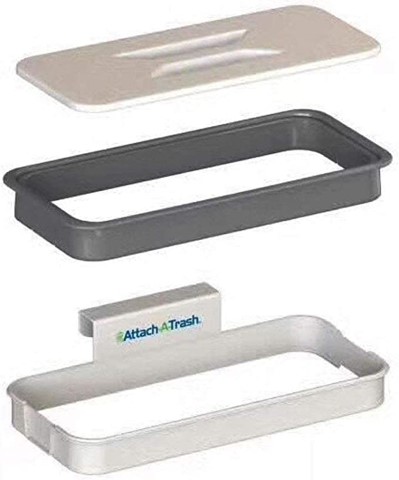 حامل لتعليق اكياس القمامة مع غطاء