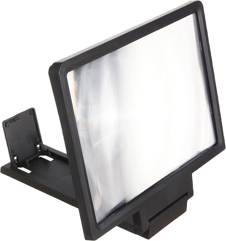 مكبر شاشة F1 مستطيل للموبايلات - أسود