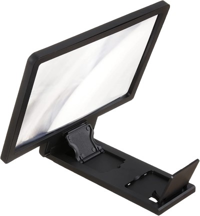 مكبر شاشة F1 مستطيل للموبايلات - أسود