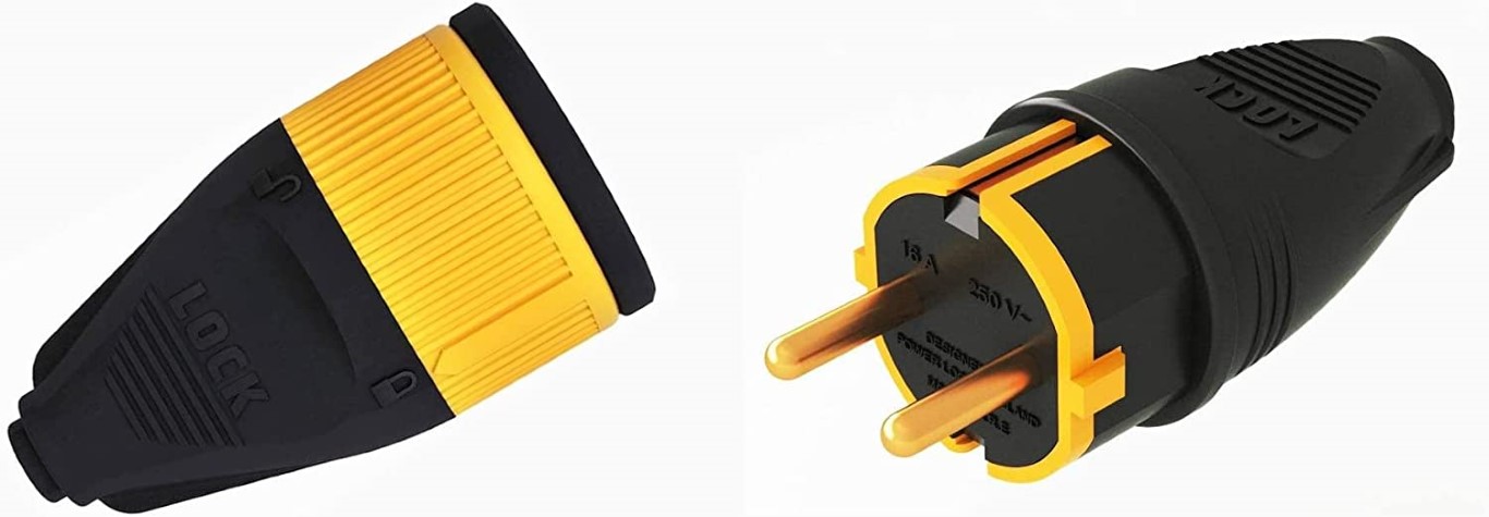 2 فيشة كهرباء - 16 أمبير