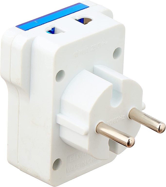 مشترك كهرباء بفيشة ثلاثية و2 ثنائية