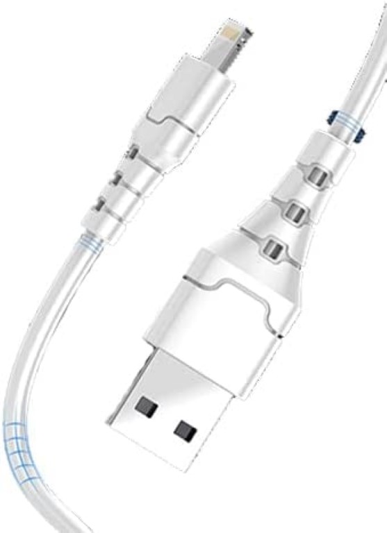 كابل أيفون - 3 أمبير - 1 متر - أبيض