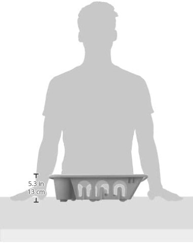 صفاية أطباق بلاستيك - 60*30 سم