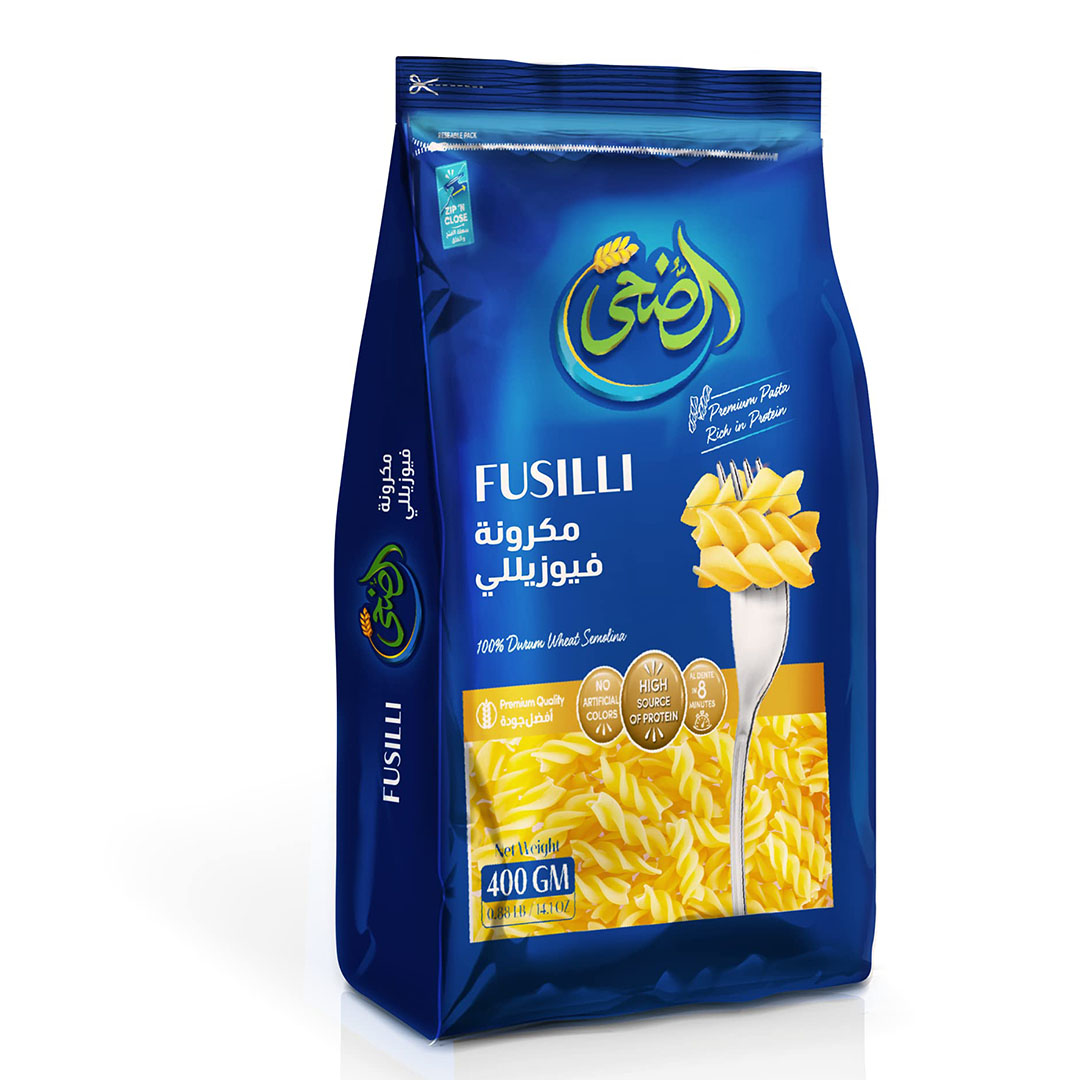 الضحى مكرونة فيوزيللي سيمولينا إيطالية - 400 جرام